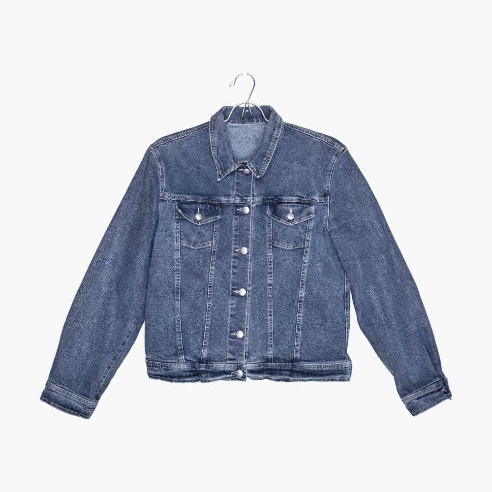 Denim Leather Jacket